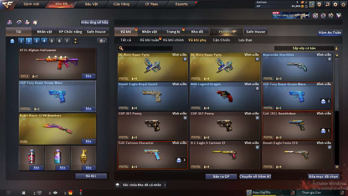 shop acc cf uy tin gia re